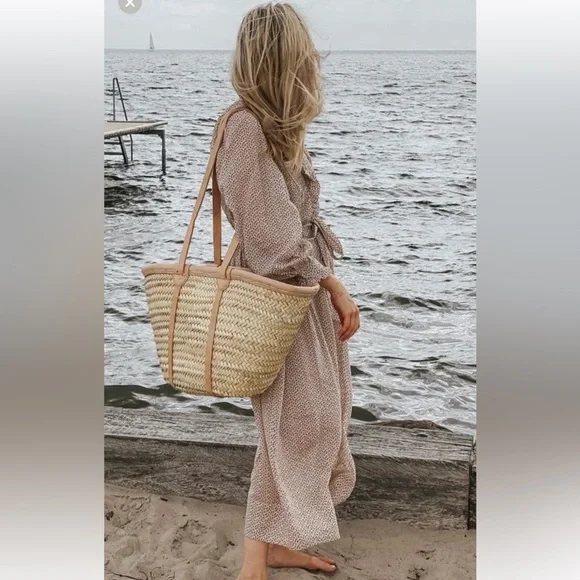 Doen Floral Long Sleeve Dress - Cream and Pink - Picture 4 of 14